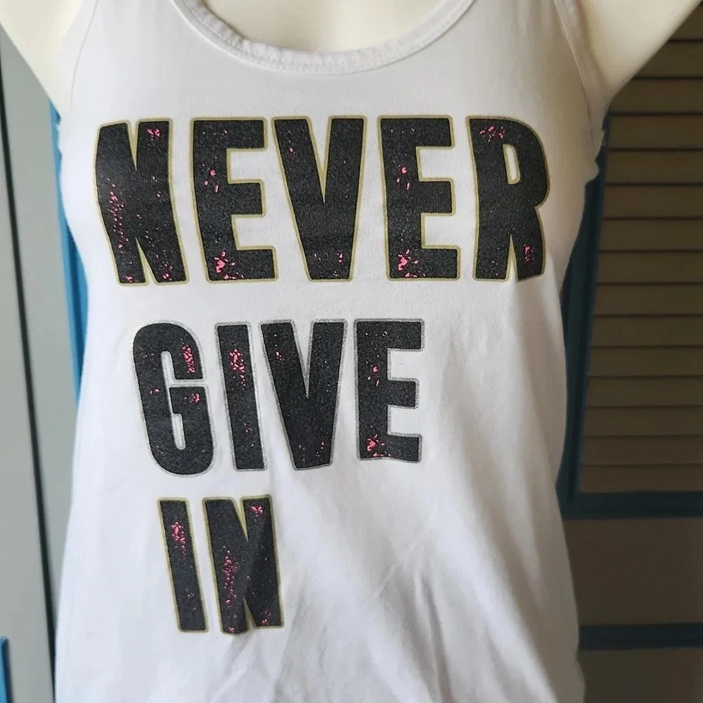Danakin White Racer Back Tank Top - Picture 4 of 11